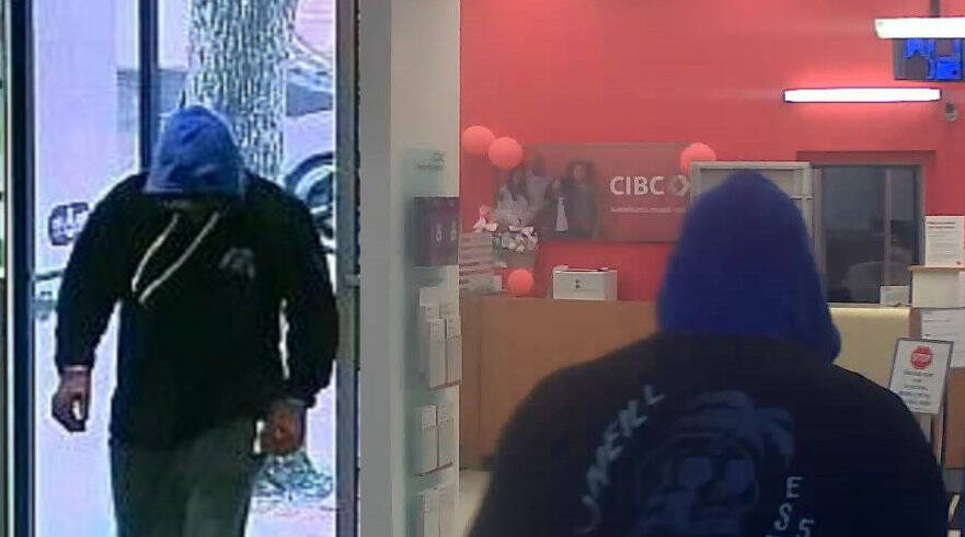 Grand Forks CIBC bank robbed, lone suspect remains at large – Castlegar News