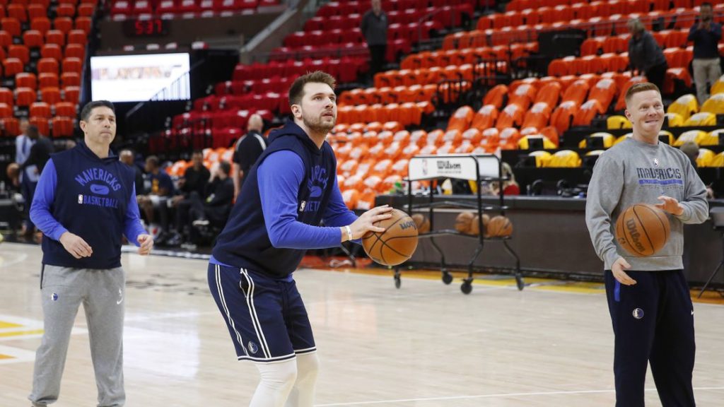Luka Doncic (calf injury) is trash-talking and ‘optimistic’ to return for Mavericks’ Game 4 vs. Jazz