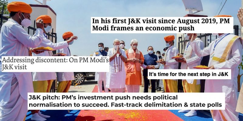 Hold Polls Soon in J&K: Newspaper Editorials Say PM’s Visit, Announcements Not Enough