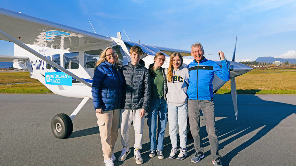 BC family of 5 set to fly around the world over the next year – and raise $1M for charity