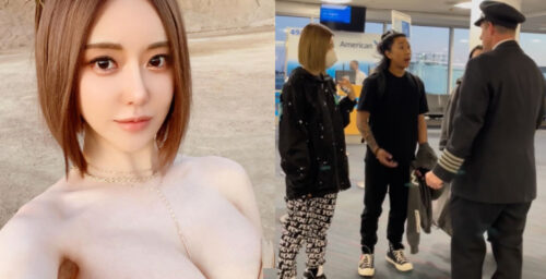 Korean DJ deplaned, forced by American Airlines staff to take off “offensive” pants (VIDEO)