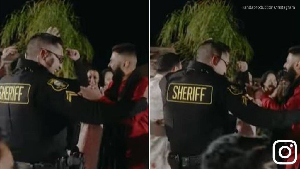 US cops groove at Punjabi pre-wedding celebration. Watch video – The Indian Express
