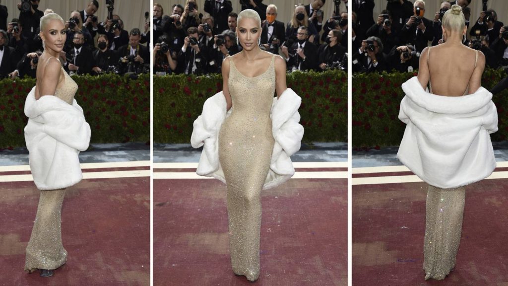 Met Gala 2022: Kim Kardashian wears iconic Marilyn Monroe dress – FOX23