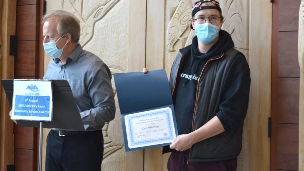 Man in mental illness recovery, teenage foundation founder earn Island Health awards