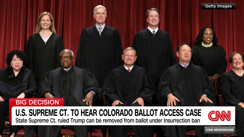 U.S. Supreme Court to hear Trump ballot case – CNN